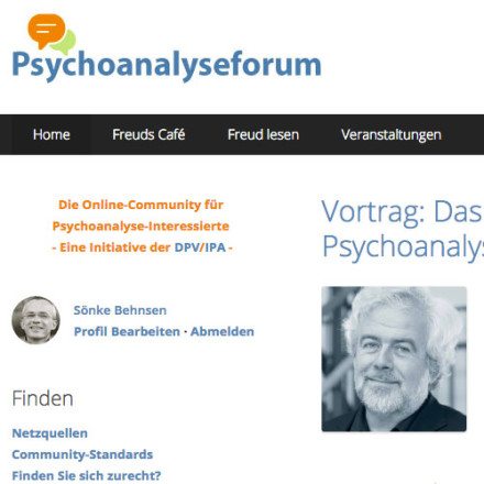 Aufbau einer Online-Community für Psychoanalyse-Interessierte